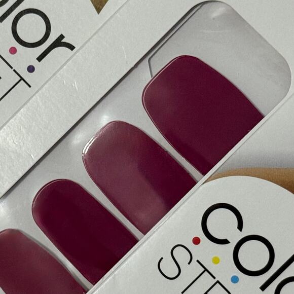 New Color Street “Port-Ugal” Muted Sangria Purple Nail Strips - Picture 1 of 1